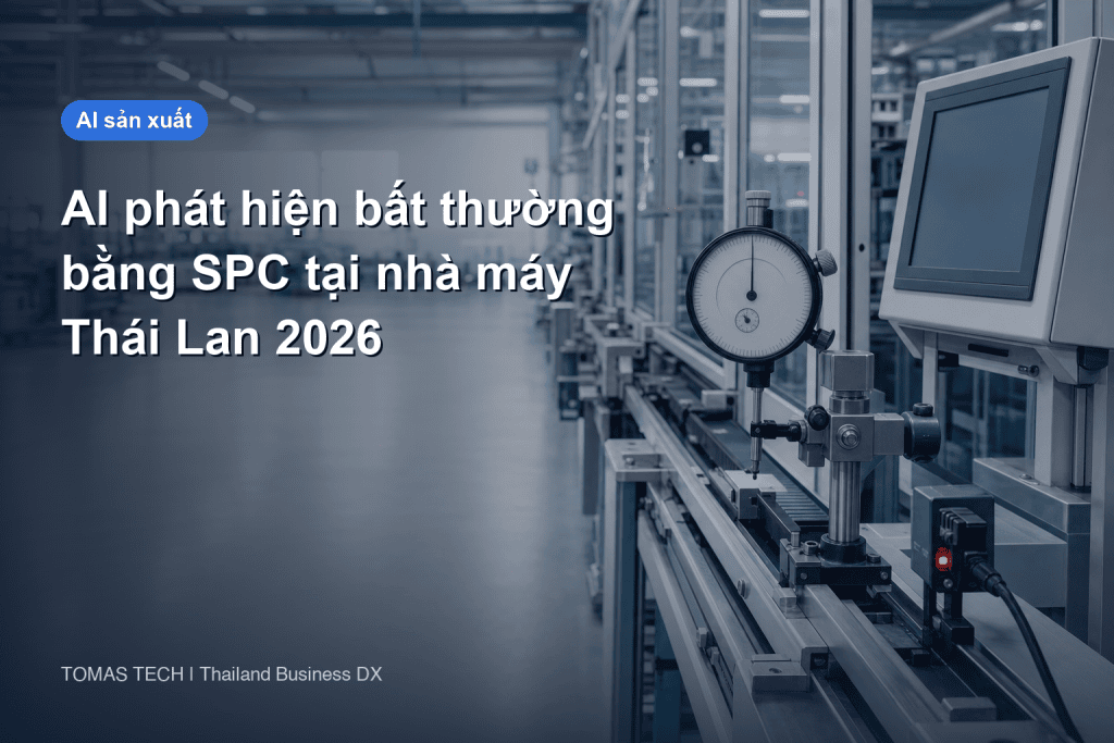 AI phát hiện bất thường bằng SPC: biểu đồ và nghiệm thu tại nhà máy Thái Lan
