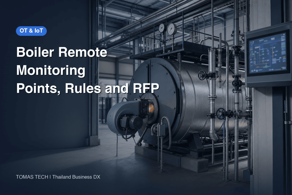 Boiler Remote Monitoring for Thai Factories: Measurement Points, Regulations and RFP