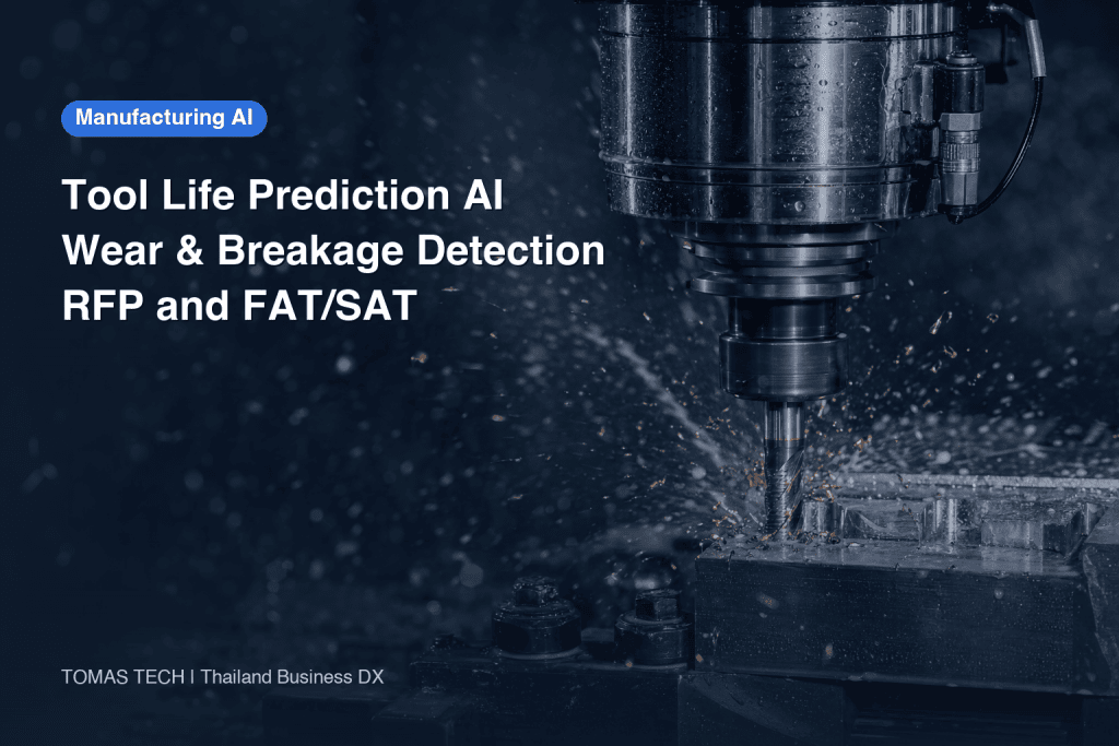 Tool Life Prediction AI: Wear and Breakage Detection, RFP and FAT/SAT for Thai Plants