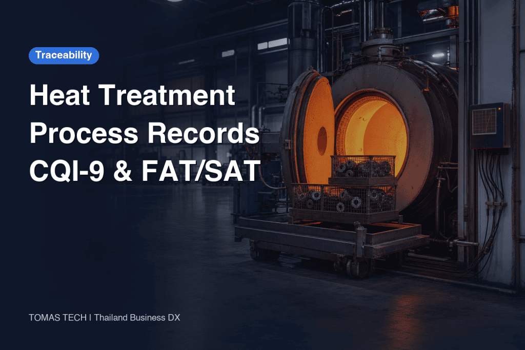 Heat Treatment Process Record Systems: CQI-9 Compliance, RFP and FAT/SAT for Thai Plants