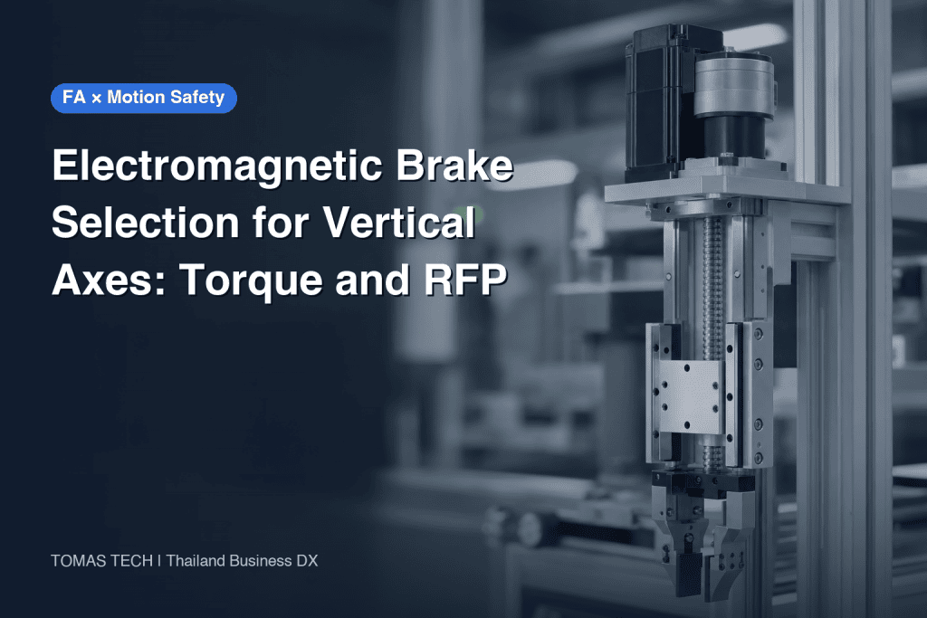 Electromagnetic Brake Selection for Vertical Axes: Torque, Response Time and RFP in Thailand