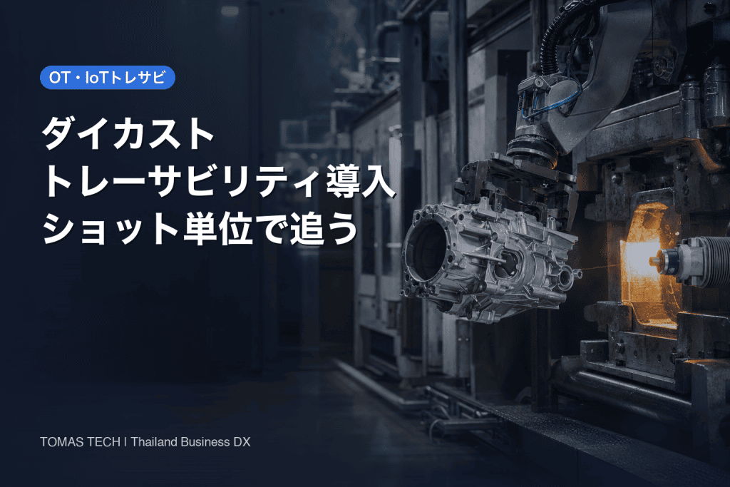 ダイカスト トレーサビリティ導入｜ショット単位の刻印・紐付け・RFP