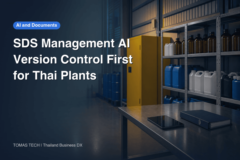 SDS Management AI: Extraction, Version Control, Purchasing Gates and RFP