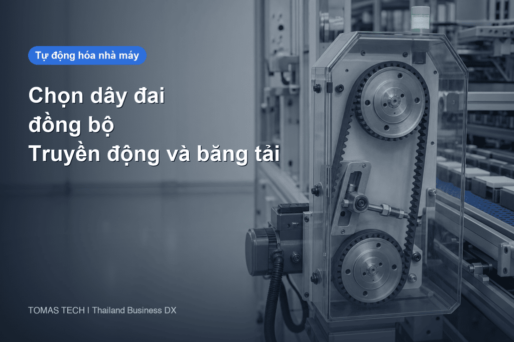 Chọn dây đai đồng bộ tại Thái Lan: truyền động, băng tải và FAT/SAT