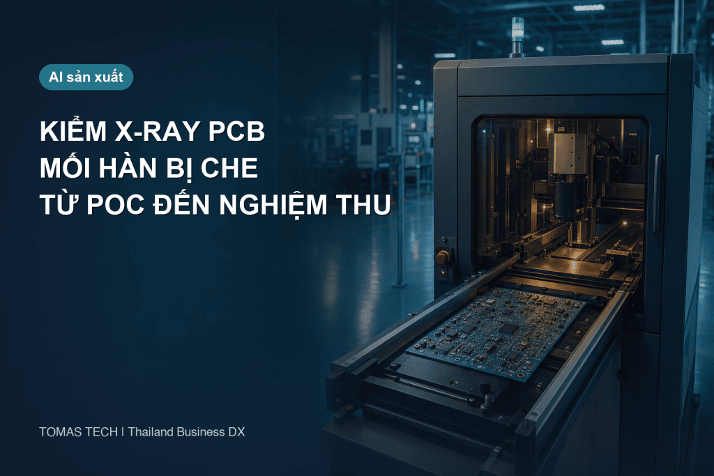 Triển khai AI kiểm tra X-ray PCB bằng AXI: mối hàn khuất và nghiệm thu