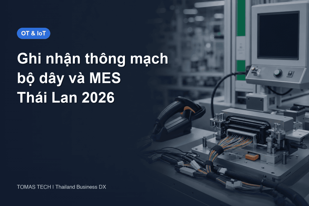 Ghi nhận phép thử thông mạch bộ dây điện: hướng dẫn kết nối máy thử với MES