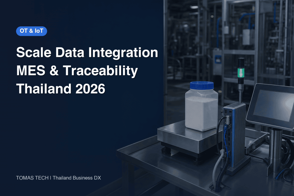 Scale Data Integration for Thai Factories: MES Selection and FAT/SAT