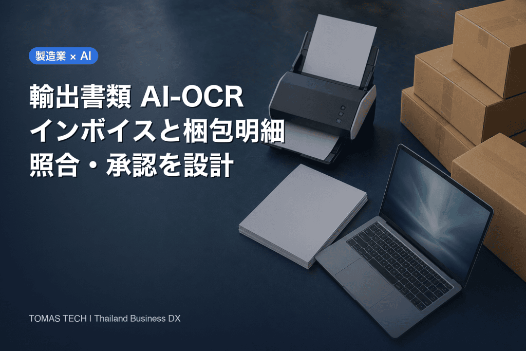 輸出書類 AI-OCR 導入｜インボイスとパッキングリスト照合
