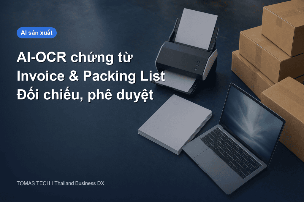 AI-OCR chứng từ xuất khẩu: đối chiếu Invoice và Packing List