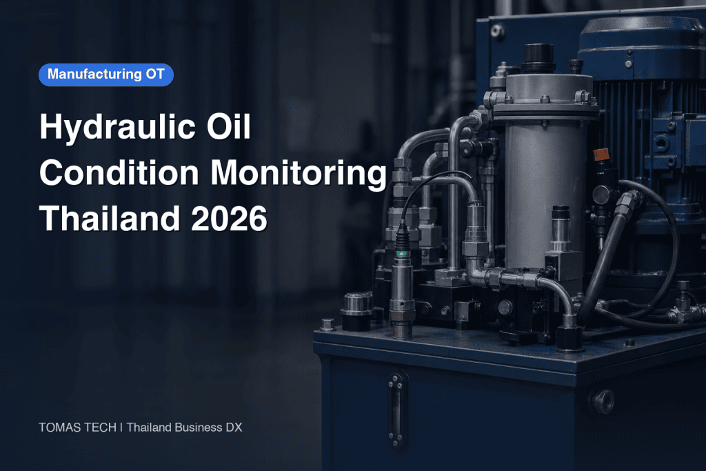 Hydraulic Oil Condition Monitoring in Thailand: Sensors and Acceptance