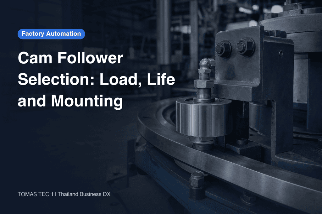 Cam Follower Selection: Load, Life, Mounting and Lubrication