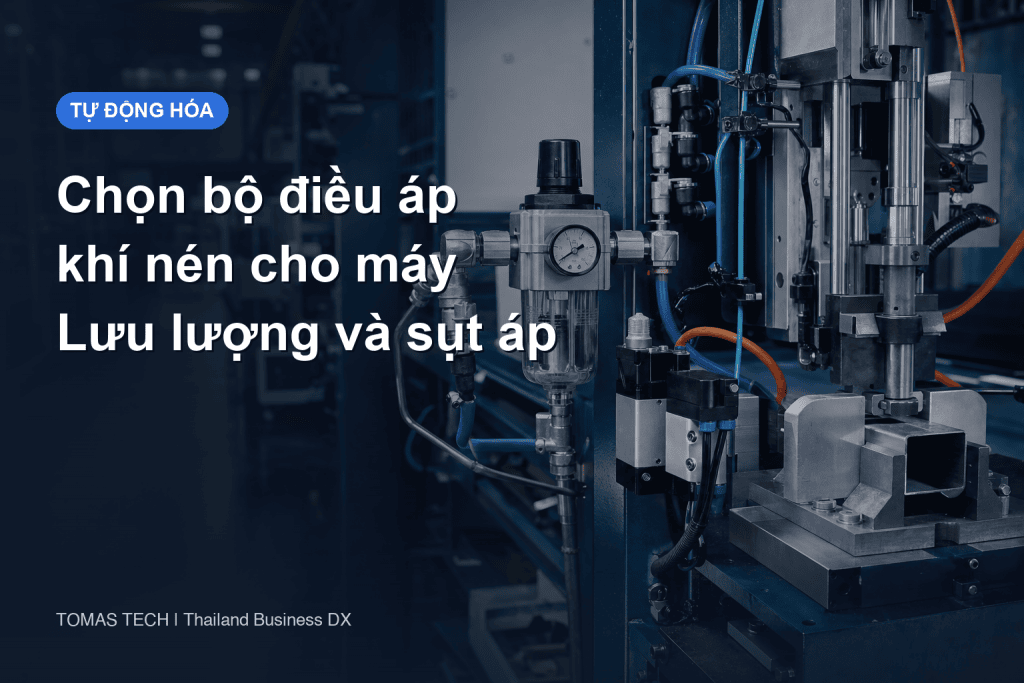 Chọn bộ điều áp khí nén: lưu lượng, sụt áp và FAT/SAT