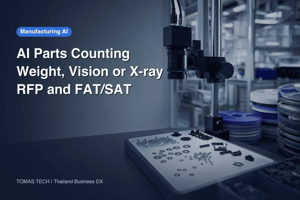 AI Parts Counting - Choosing Weight, Vision or X-ray Counting for Thai Factories, with RFP and FAT/SAT