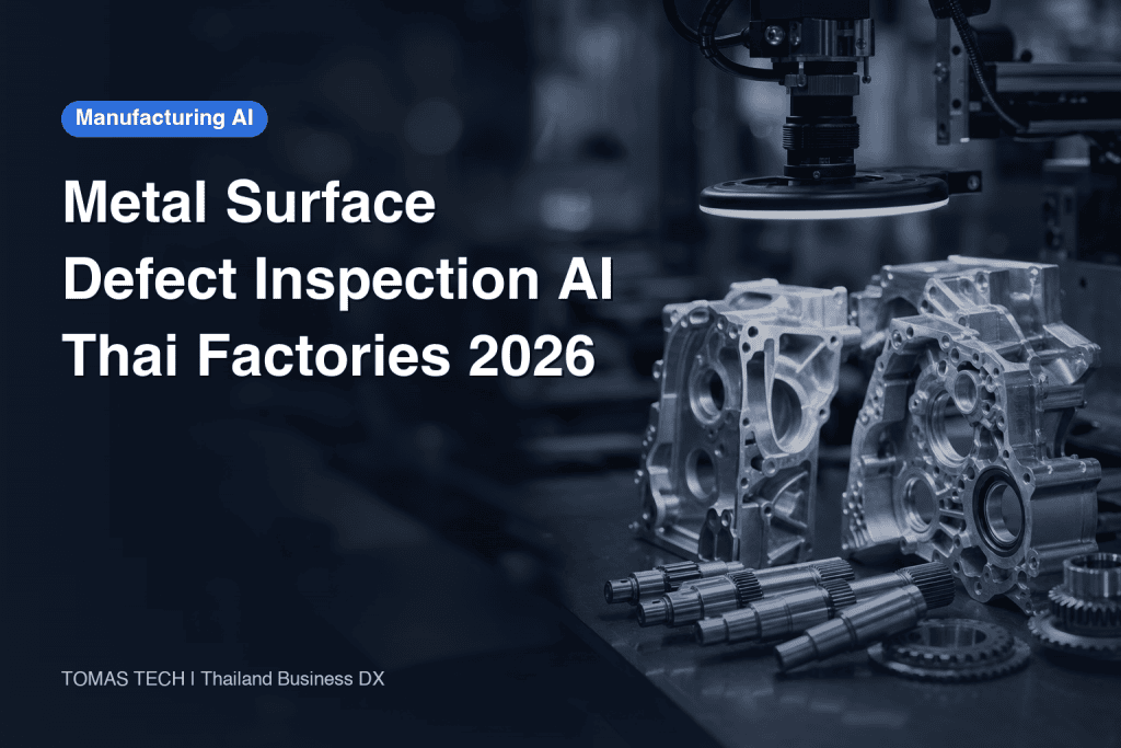 Metal Surface Defect Inspection AI - Glare Control, Good-Part Learning and RFP for Thai Factories