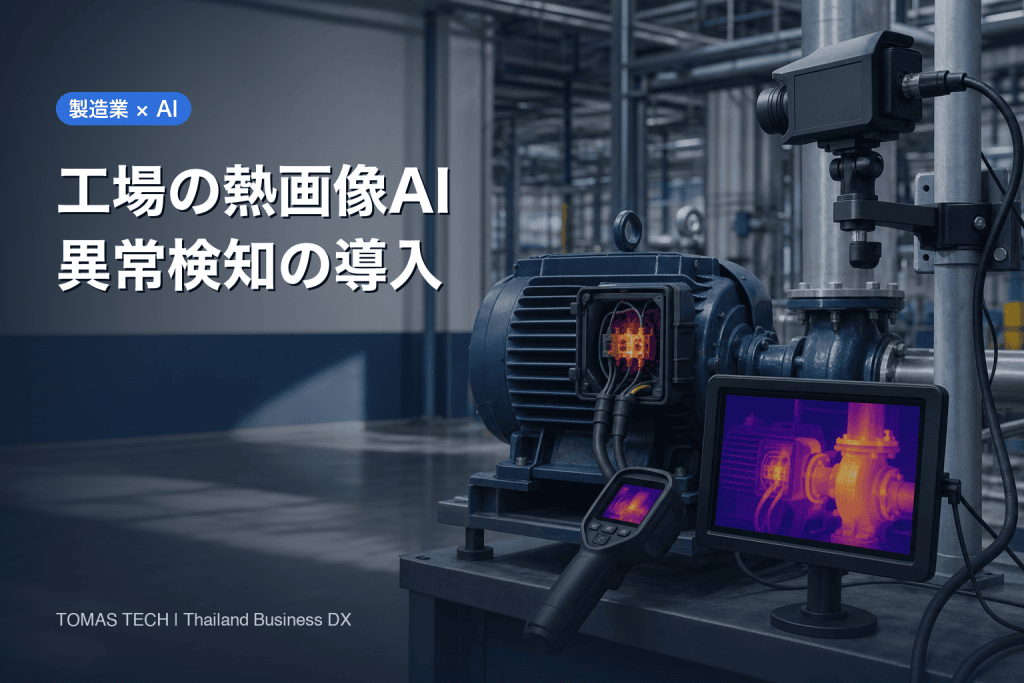工場 熱画像 AI異常検知の導入ガイド｜撮像条件からFAT・SATまで