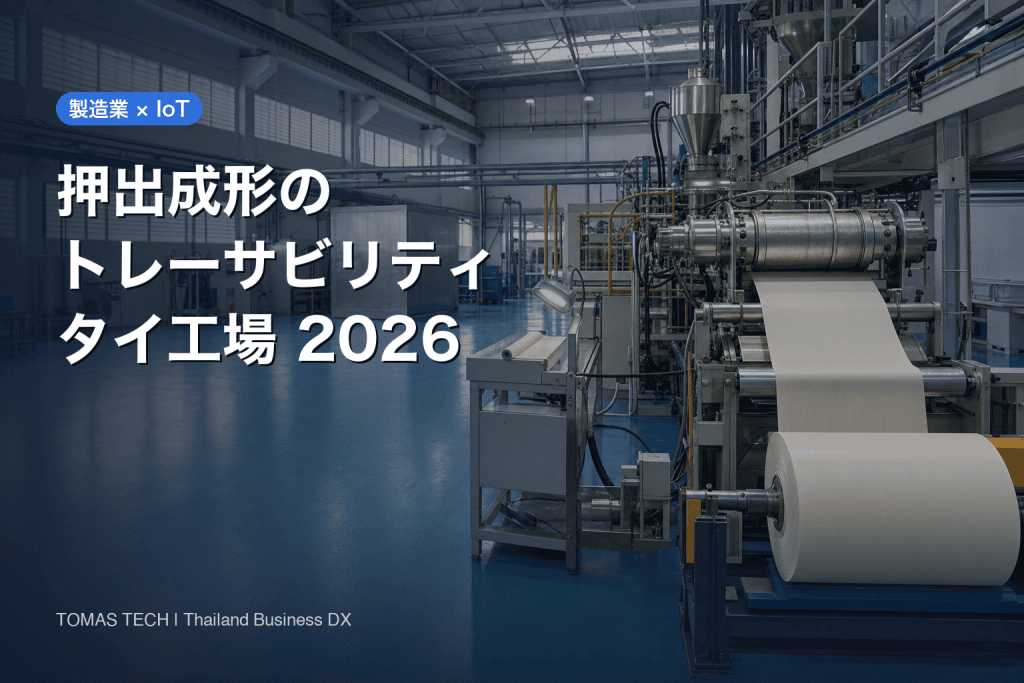押出成形 トレーサビリティ導入｜原料からロール区間・出荷まで