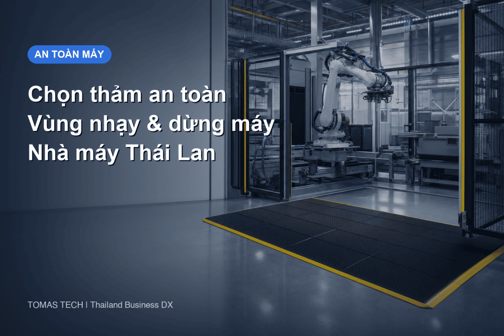 Chọn thảm an toàn cho nhà máy Thái Lan: vùng nhạy, thời gian dừng và FAT/SAT