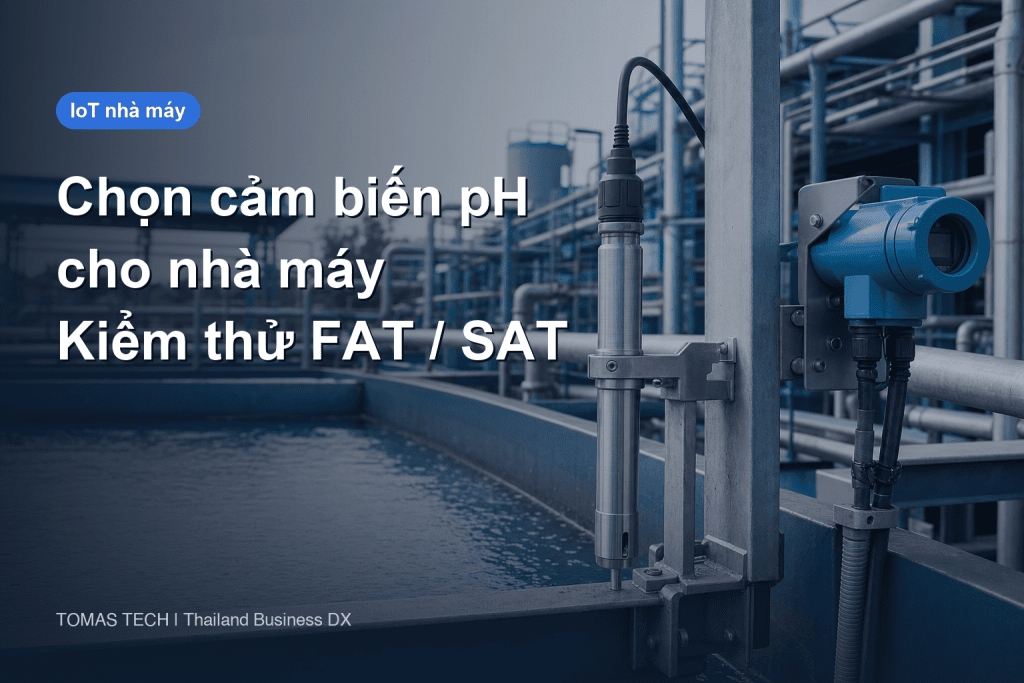 Lựa chọn cảm biến pH cho nhà máy: Từ điện cực đến FAT/SAT