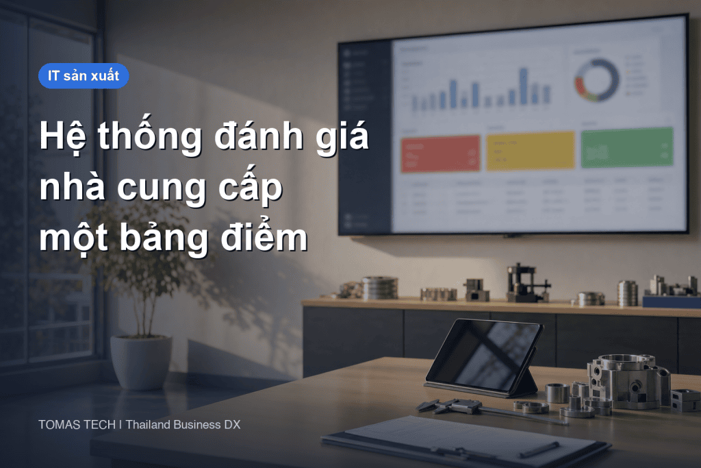 Hệ thống đánh giá nhà cung cấp cho nhà máy | Gộp chất lượng, giao hàng và SCAR vào một bảng điểm (Thái Lan 2026)