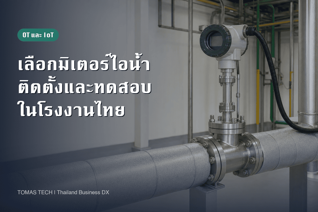 การเลือกและติดตั้งมิเตอร์วัดการไหลไอน้ำในโรงงานไทย