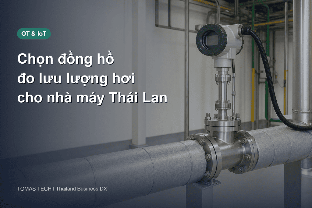 Chọn và lắp đồng hồ lưu lượng hơi cho nhà máy tại Thái Lan