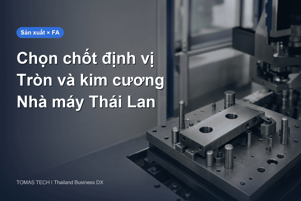 Chọn chốt định vị cho đồ gá tại nhà máy Thái Lan: chốt tròn, chốt kim cương và nghiệm thu