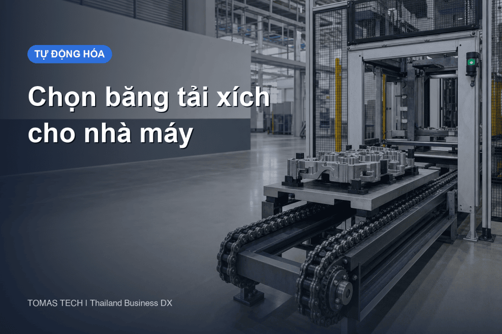 Chọn băng tải xích tại Thái Lan: từ RFQ đến nghiệm thu