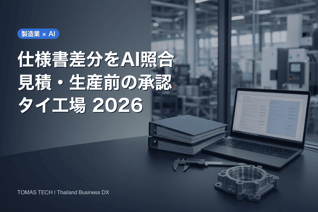 製造業の仕様書差分をAIで照合する導入手順｜見積・生産前の確認設計