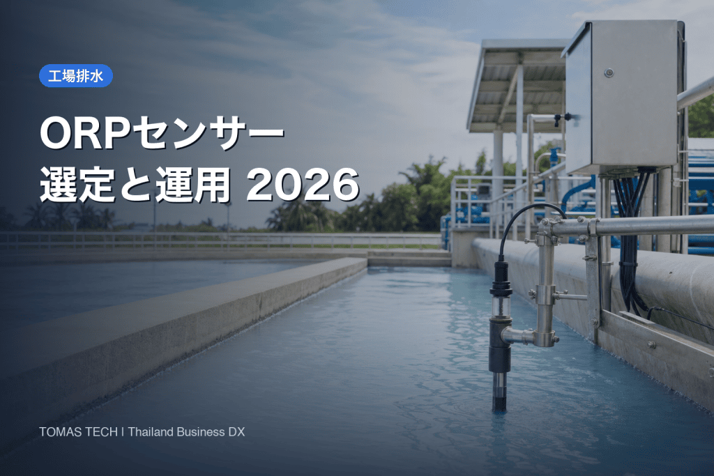 工場排水 ORPセンサーの選定2026｜設置・校正・RFP・FAT/SAT