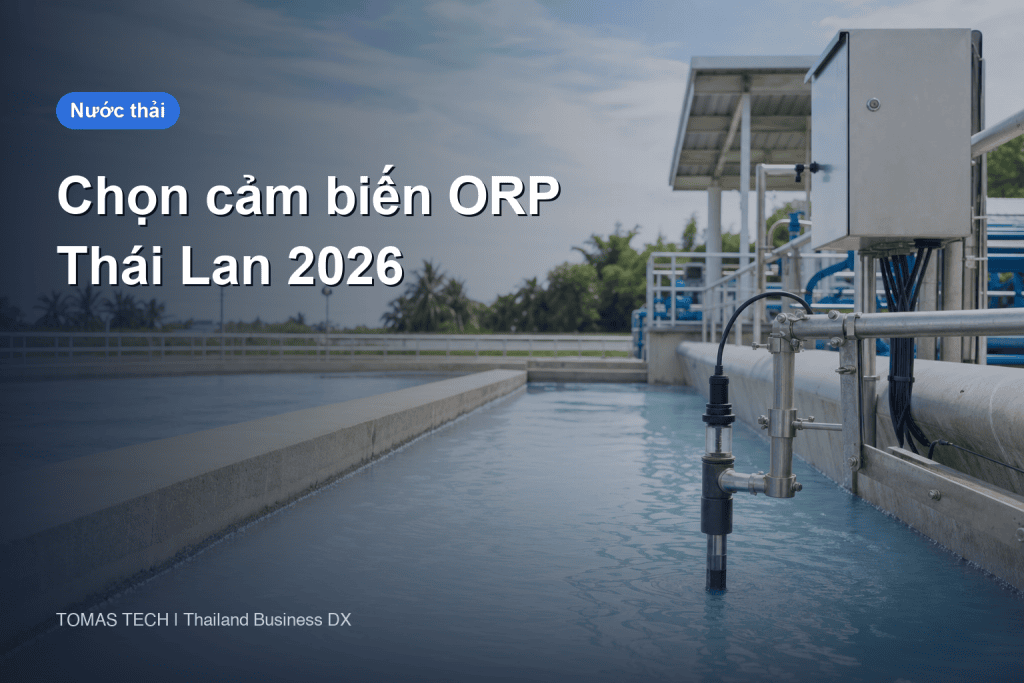 Chọn cảm biến ORP cho nước thải nhà máy 2026