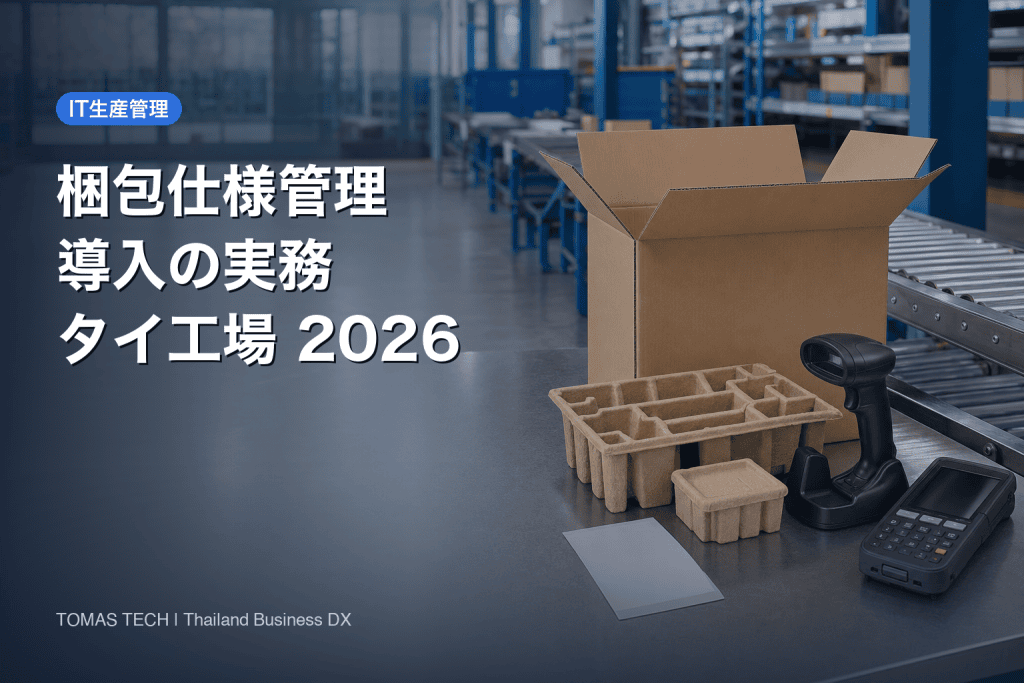 製造業の梱包仕様管理システム導入｜顧客・品番・仕向地別のマスターを統制する方法