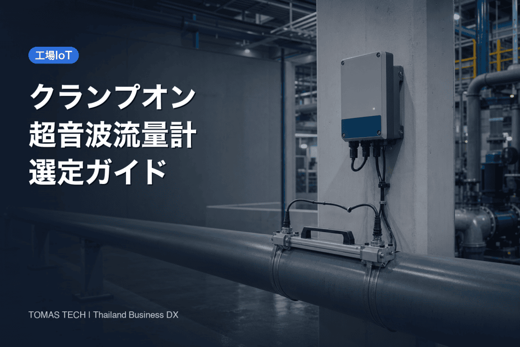 クランプオン超音波流量計 選定｜既設配管で失敗しない比較・導入ガイド