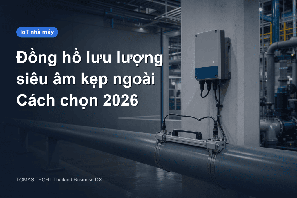 Chọn đồng hồ đo lưu lượng siêu âm kẹp ngoài cho đường ống hiện hữu