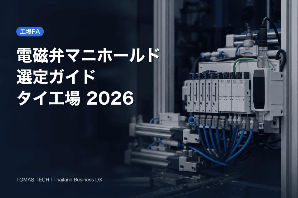 電磁弁マニホールド選定｜タイ工場の調達仕様とFAT・SAT