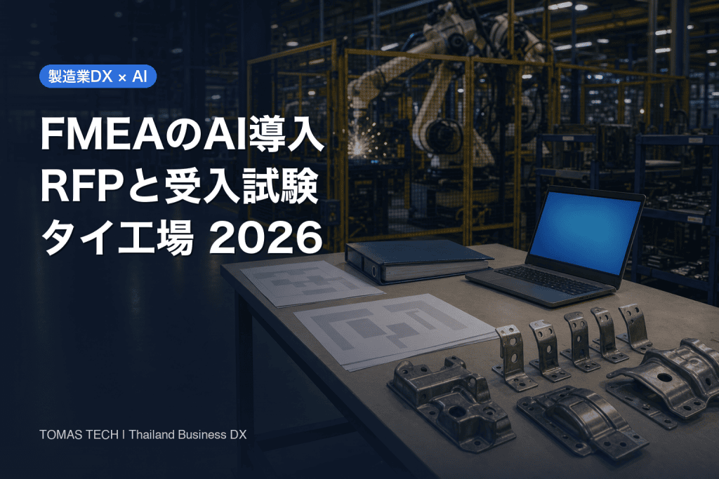 FMEA AI 導入｜生成AIで故障モードを漏らさないRFPと受入試験