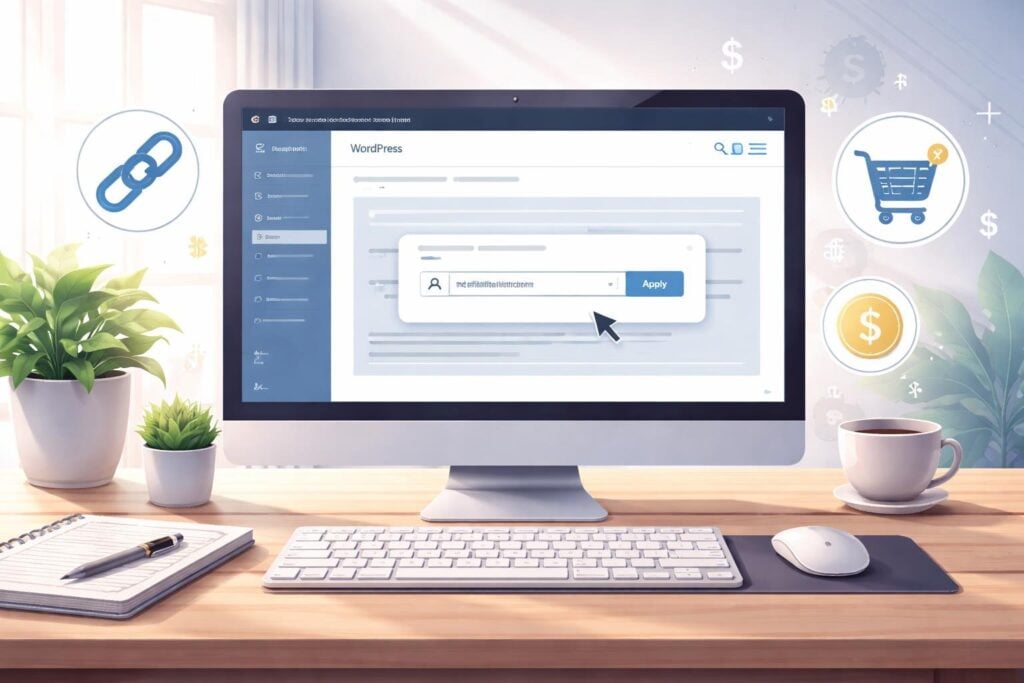 affiliate links in wordpress