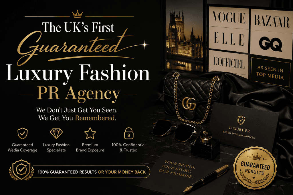 The UK’s first guaranteed luxury fashion PR agency — Vogue, Harper’s Bazaar, Elle, GQ and L’Officiel coverage by UnitedPress.uk