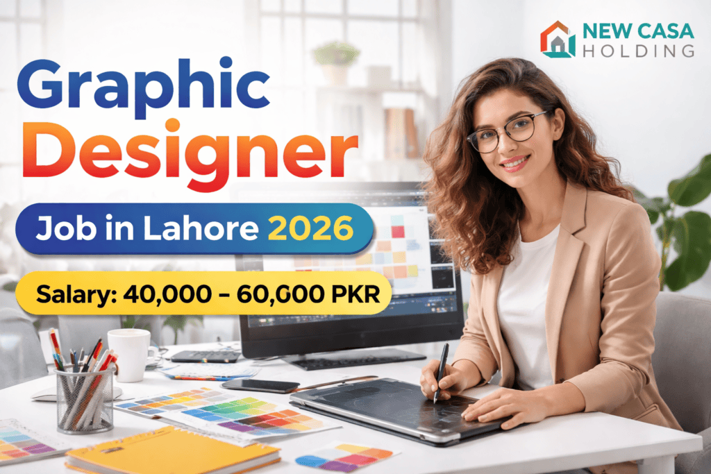 Graphic Designer Job in Lahore 2026 at New Casa Holding