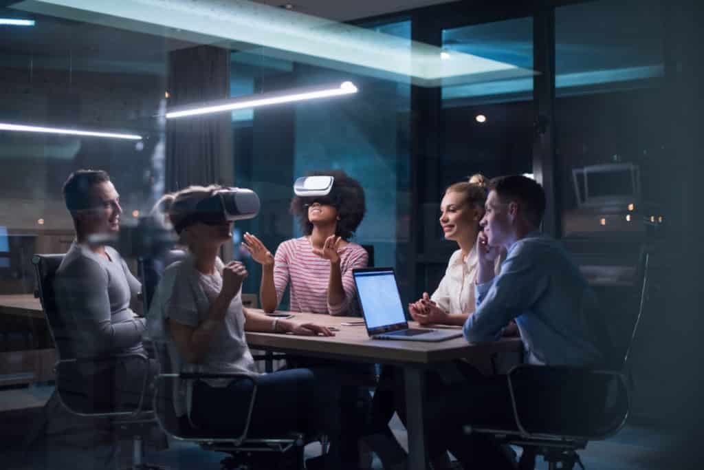 VR technology in action