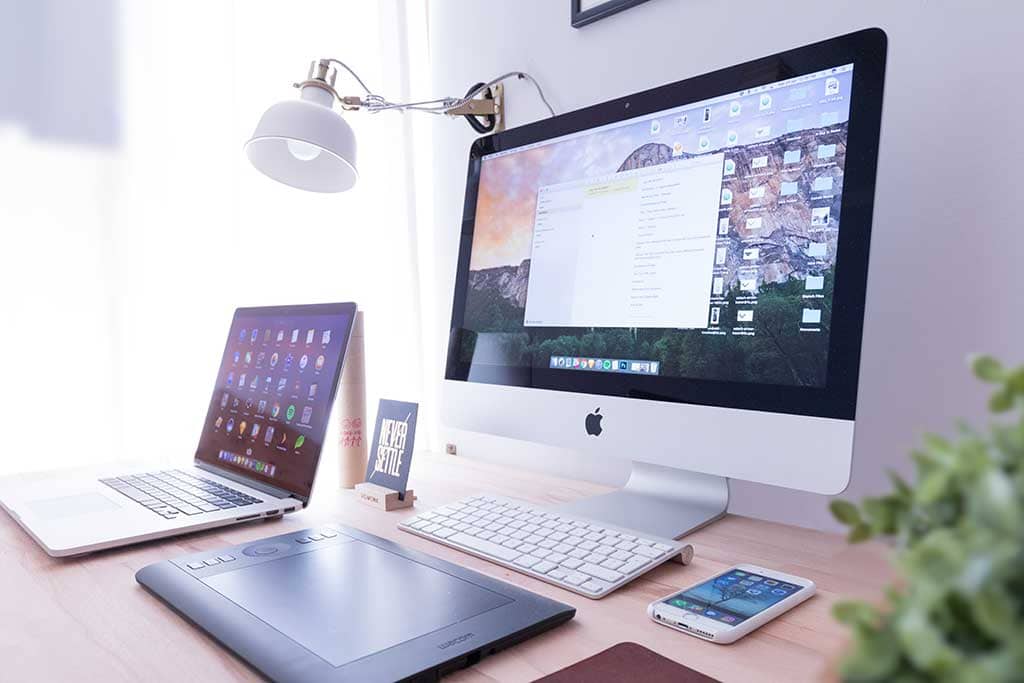 professionell gestaltete Website