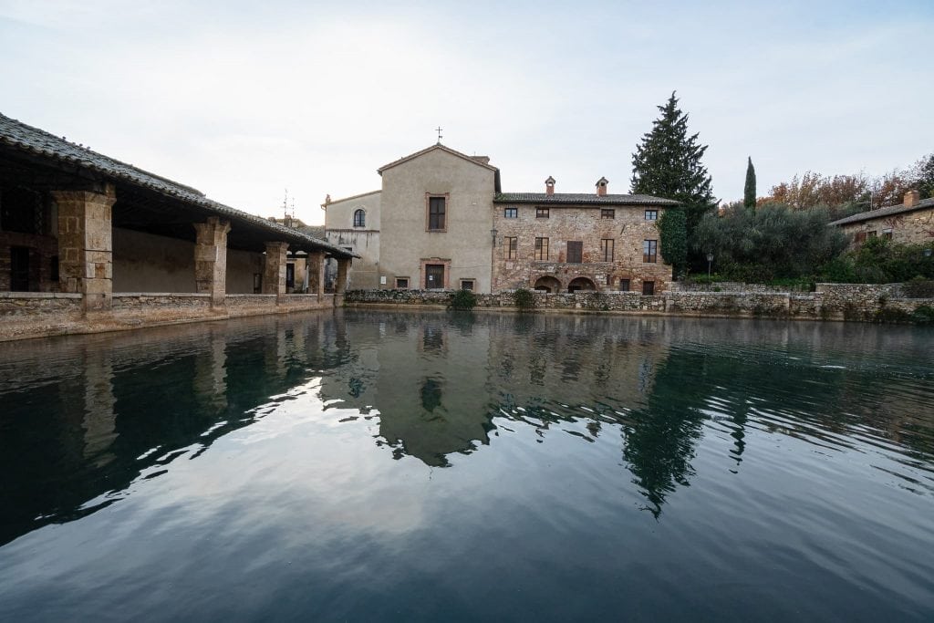Bagno Vignoni im Orciatal.