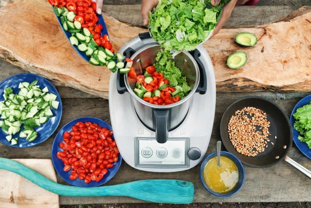 Robot thermomix listo par cocinar