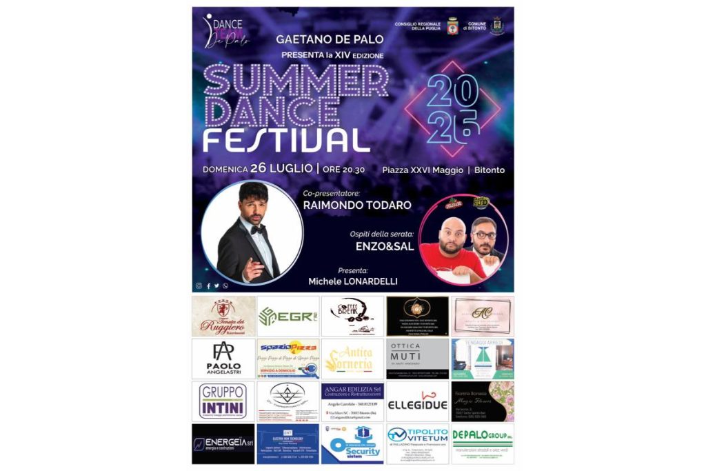 Locandina dell'evento a Bitonto