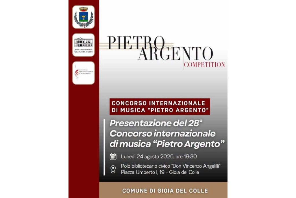 Conferenza stampa evento a Gioia del Colle