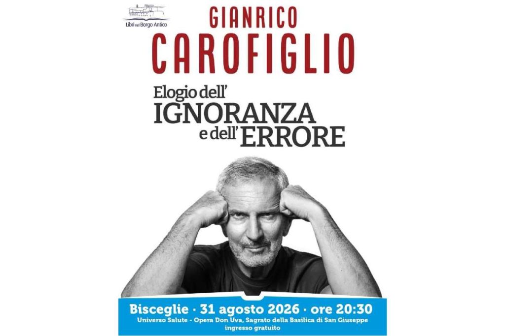 Presentazione del libro di Carofiglio