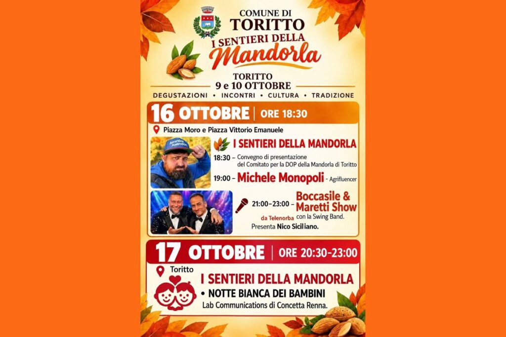 i sentieri della mandorla a Toritto