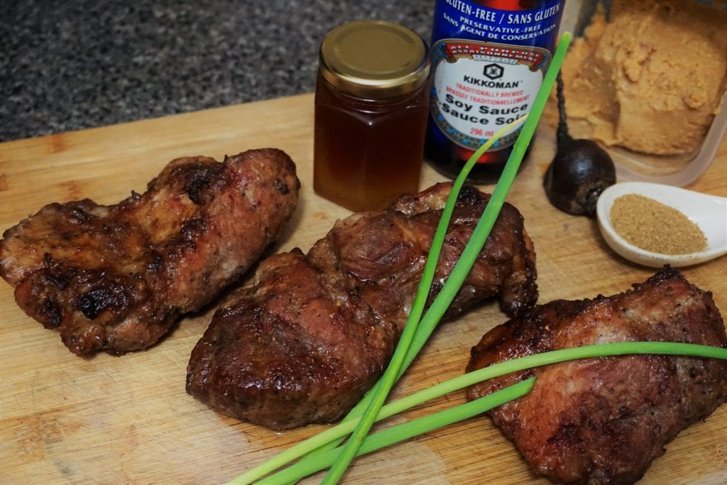 bbq pork and it's marinade ingredients