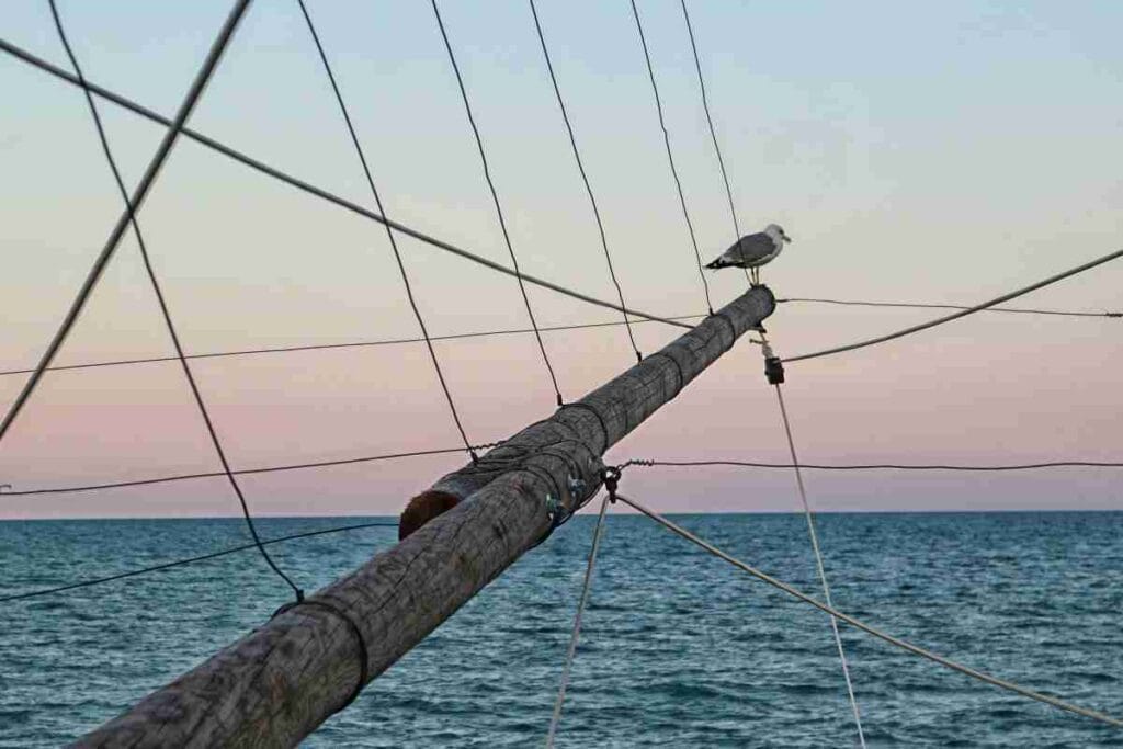Tramonto sulla costa dei Trabocchi