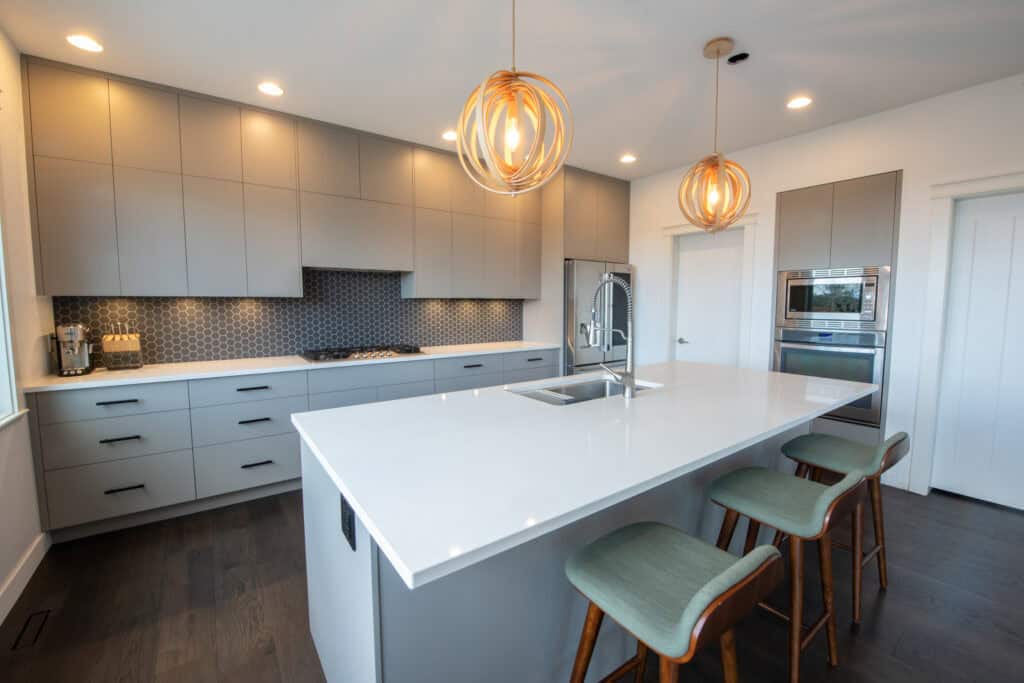 Custom Kitchen Cabinetry and Under-Stair Storage