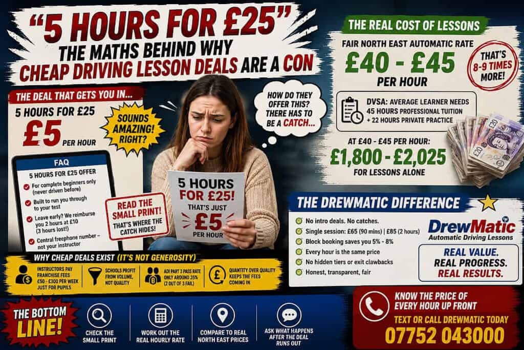Cheap Driving Lessons Deal Con